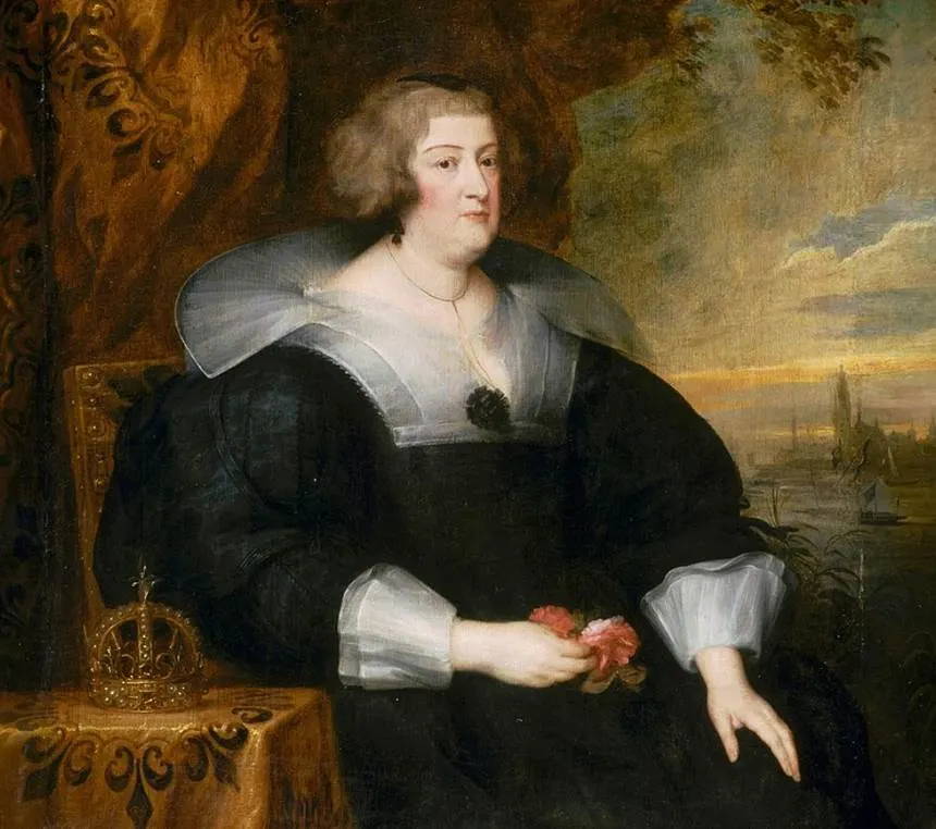 Marie de Medici exiled Anthony van Dyck