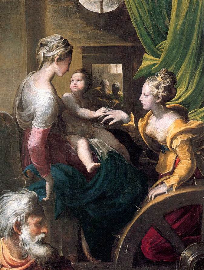 Mystic Marriage of Saint Catherine by Parmigianino