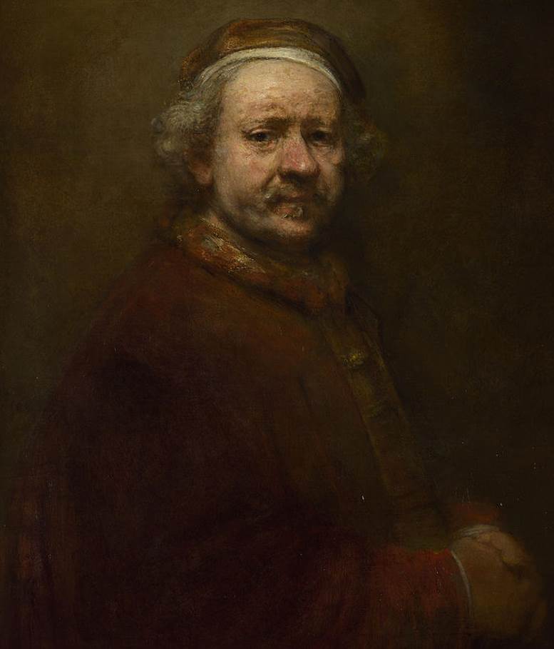 Rembrandt self portrait in 1669