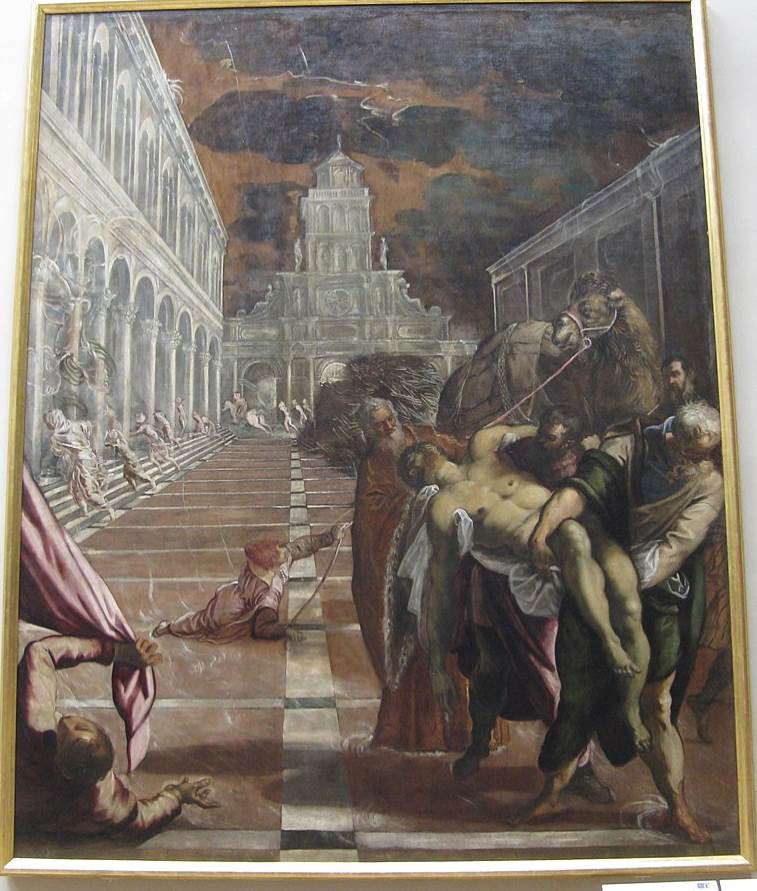 Saint Mark's Body Brought to Venice by Tintoretto in Frame