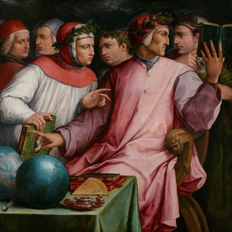 Six Tuscan Poets by Giorgio Vasari