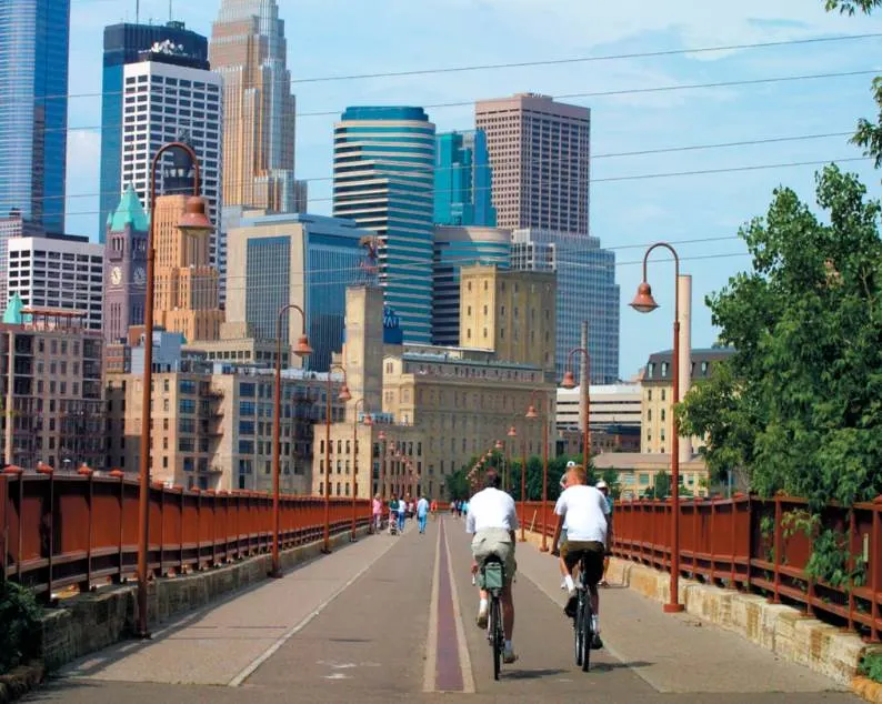 Stone Arch Bridge Minneapolis Bicycle