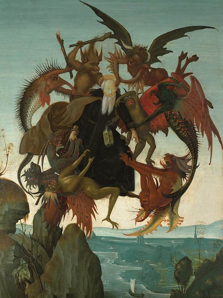Kimbell Art Museum paintings The Torment of Saint Anthony by Michelangelo