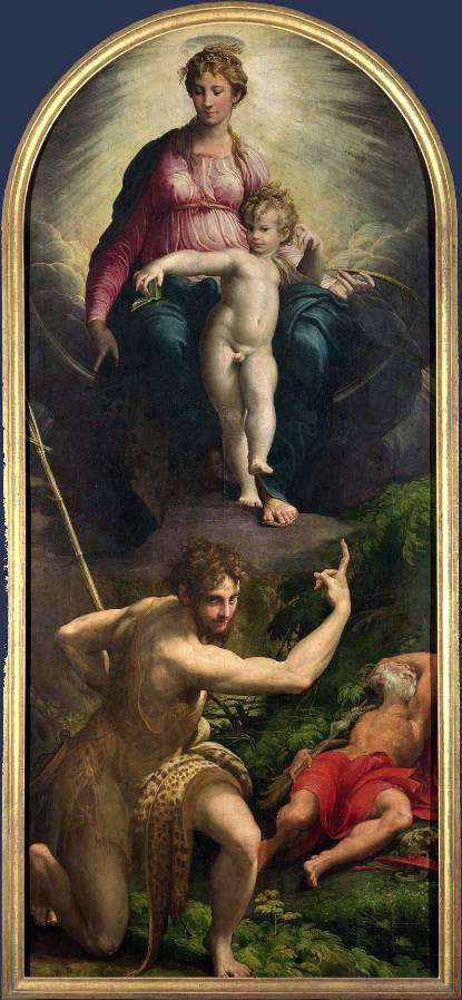 Vision of St Jerome Parmigianino