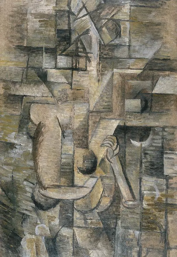 Woman with a Mandolin by Georges Braque