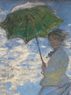 Woman with a parasol analysis