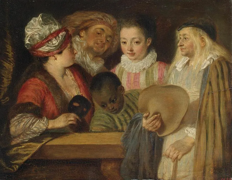 Actors of the Comédie-Française Watteau