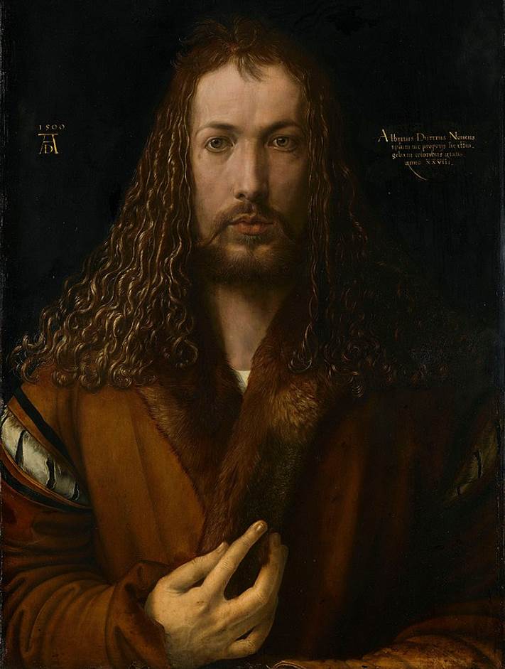 Alte Pinakothek paintings Self-Portrait by Albrecht Dürer