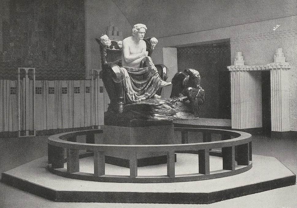 Beethoven sculpture in 1902