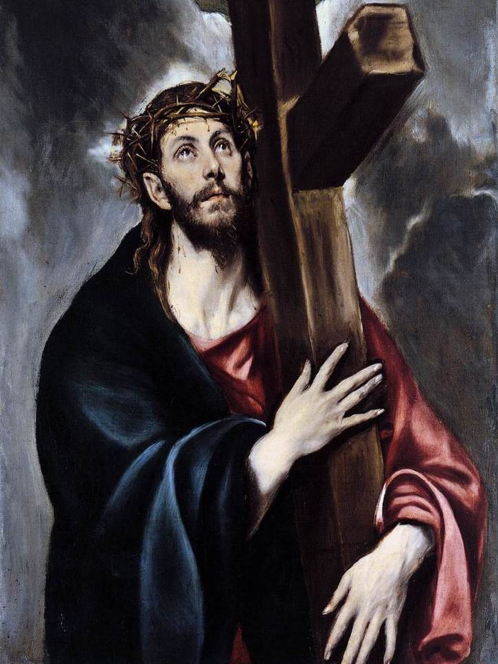 Christ Carryig the Cross by EL Greco