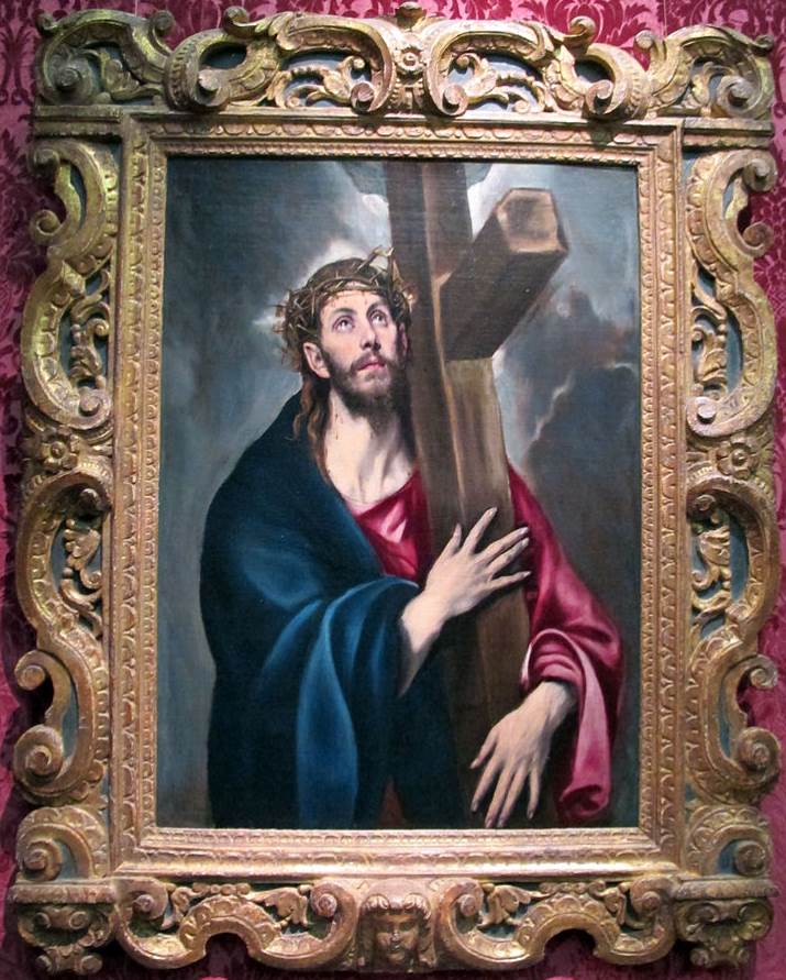 Christ Carrying the Cross by El Greco dimensions
