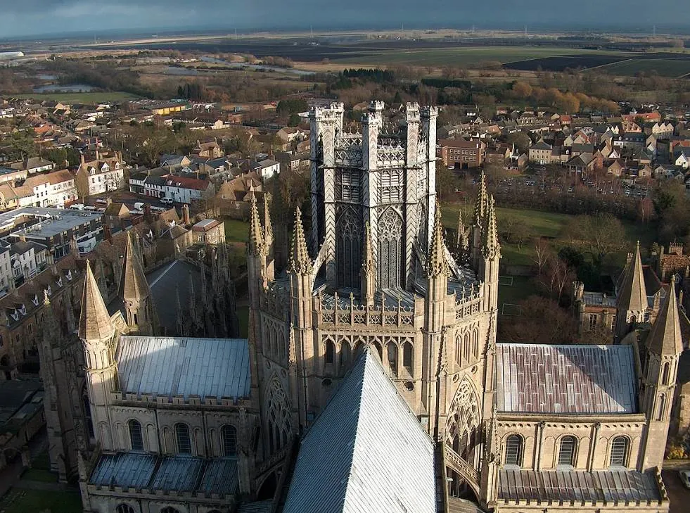 Ely Cathedral West Tower View