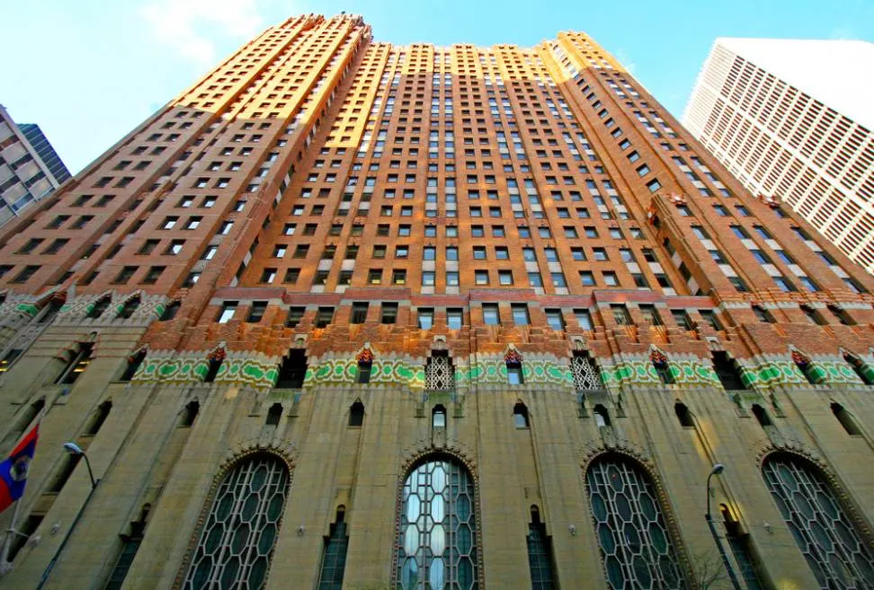 Famous buildings in Detroit Guardian Building