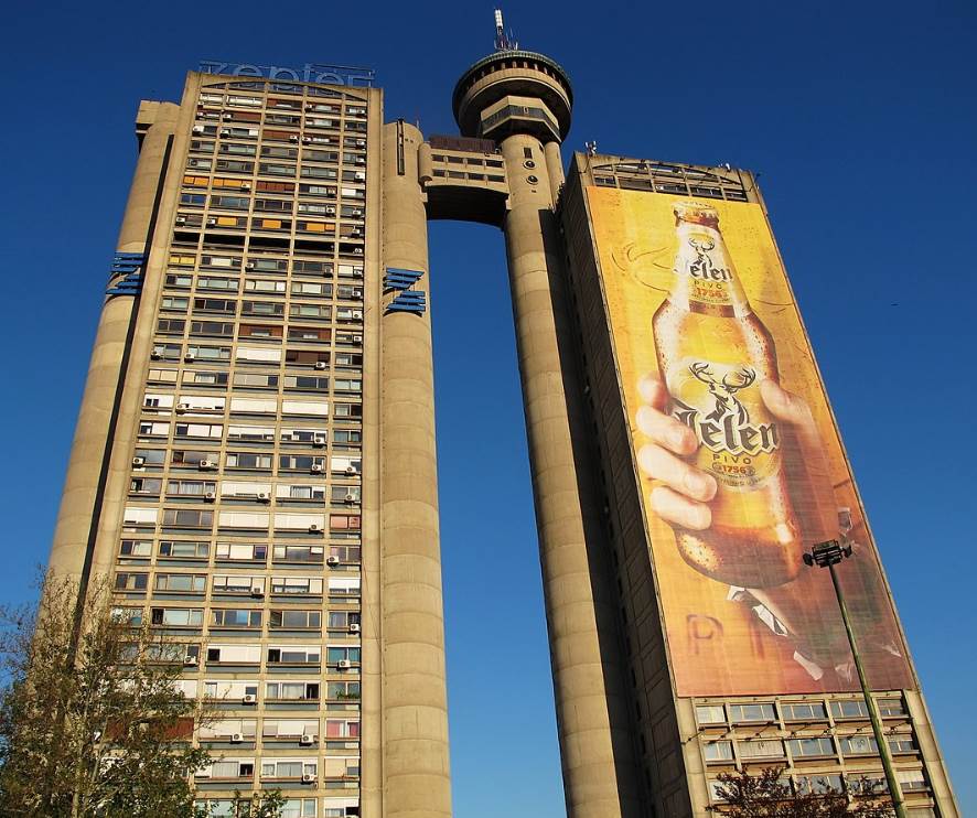 Genex Tower in Belgrade