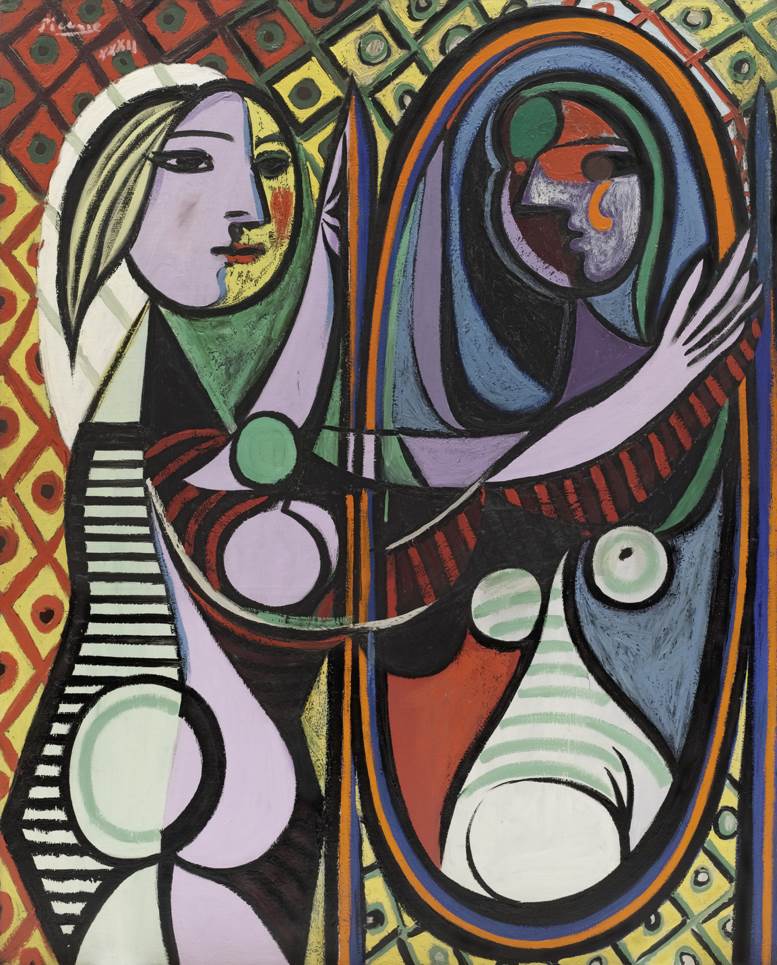 Girl Before a Mirror by Pablo Picasso facts and analysis