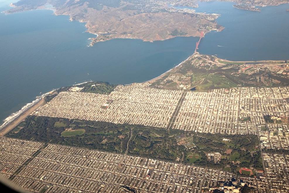 Golden Gate Park aerial