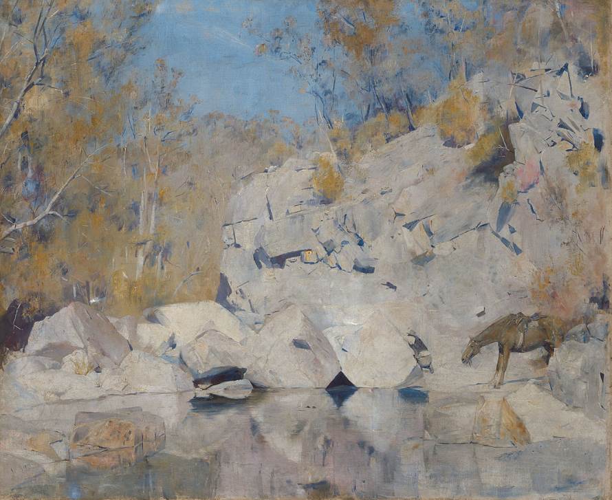 In a corner on the Macintyre by Tom Roberts