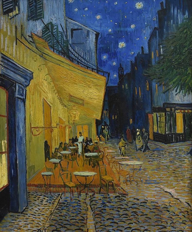 Kröller-Müller Museum artworks Café Terrace at Night by Vincent van Gogh