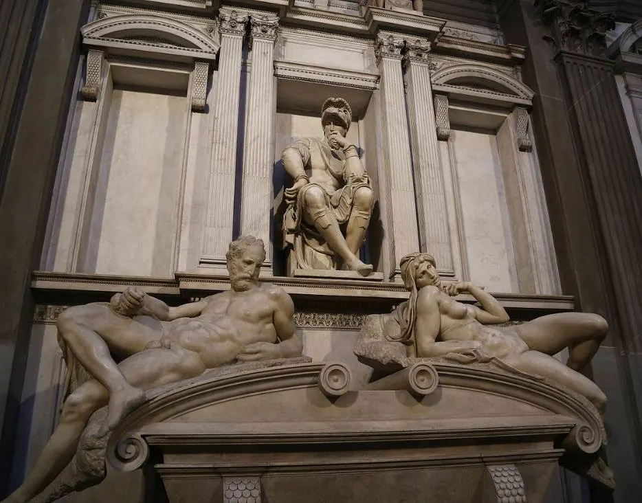 Michelangelo's statue of Lorenzo de Medici