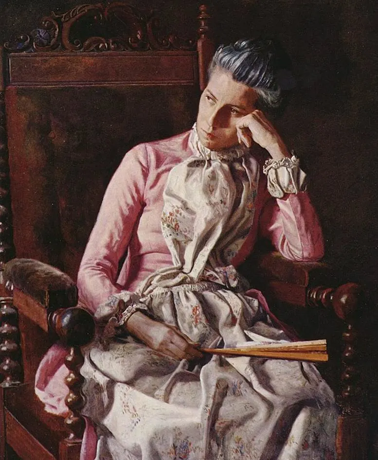 Miss Amelia Van Buren by Thomas Eakins