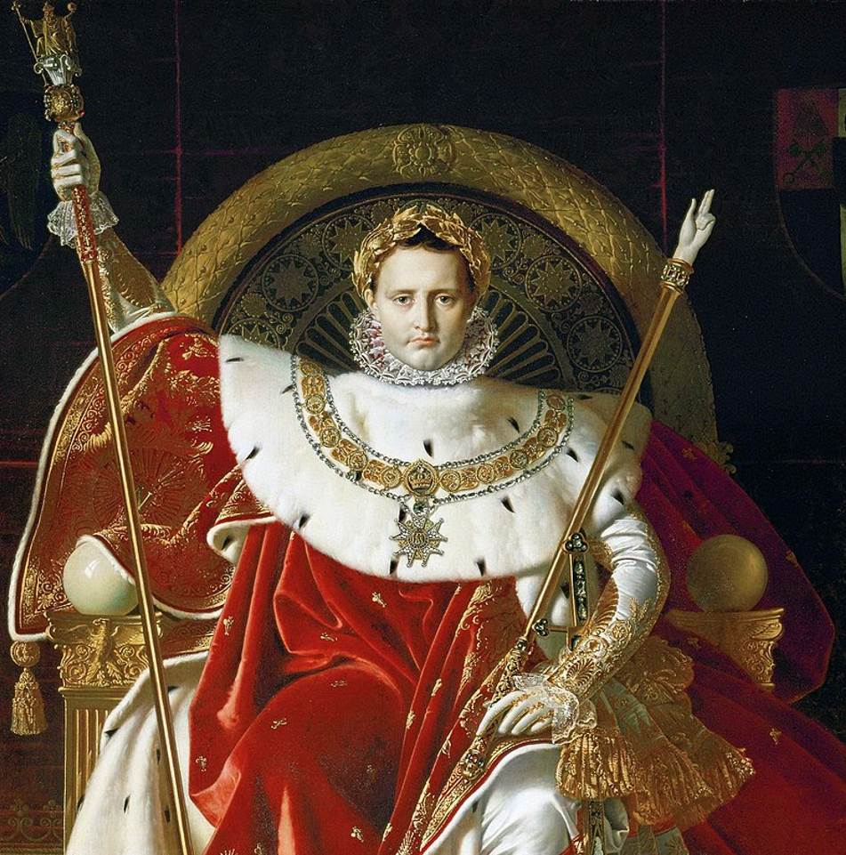Napoleon I on his Imperial Throne analysis