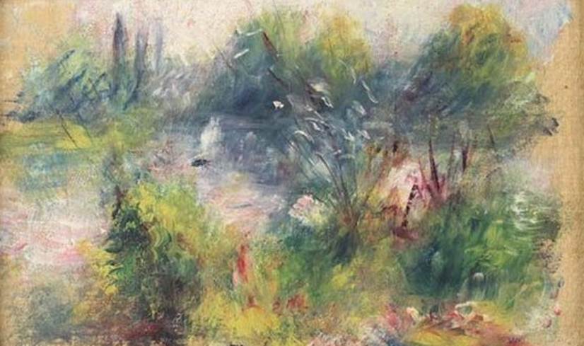 Paysage Bords de Seine by Pierre-Auguste Renoir