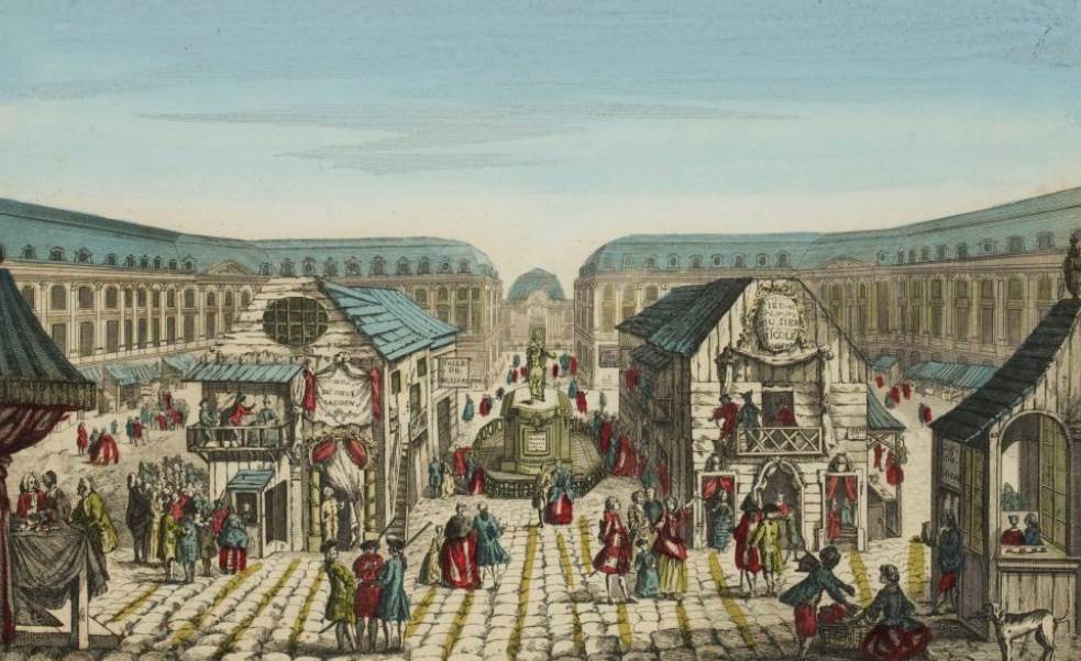 Place vendome in the 18th century