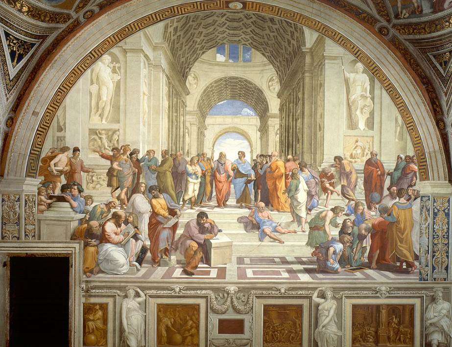Renaissance art the School of Athens by Raphael