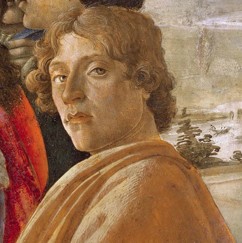 Sandro Botticelli self-portrait