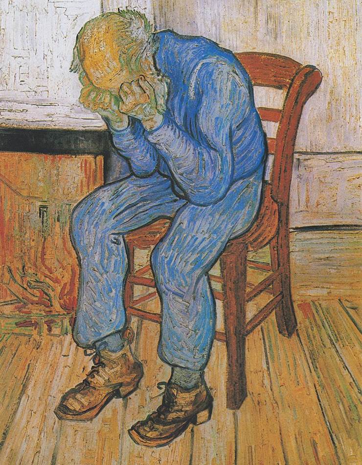 Sorrowing Old Man by Vincent van Gogh
