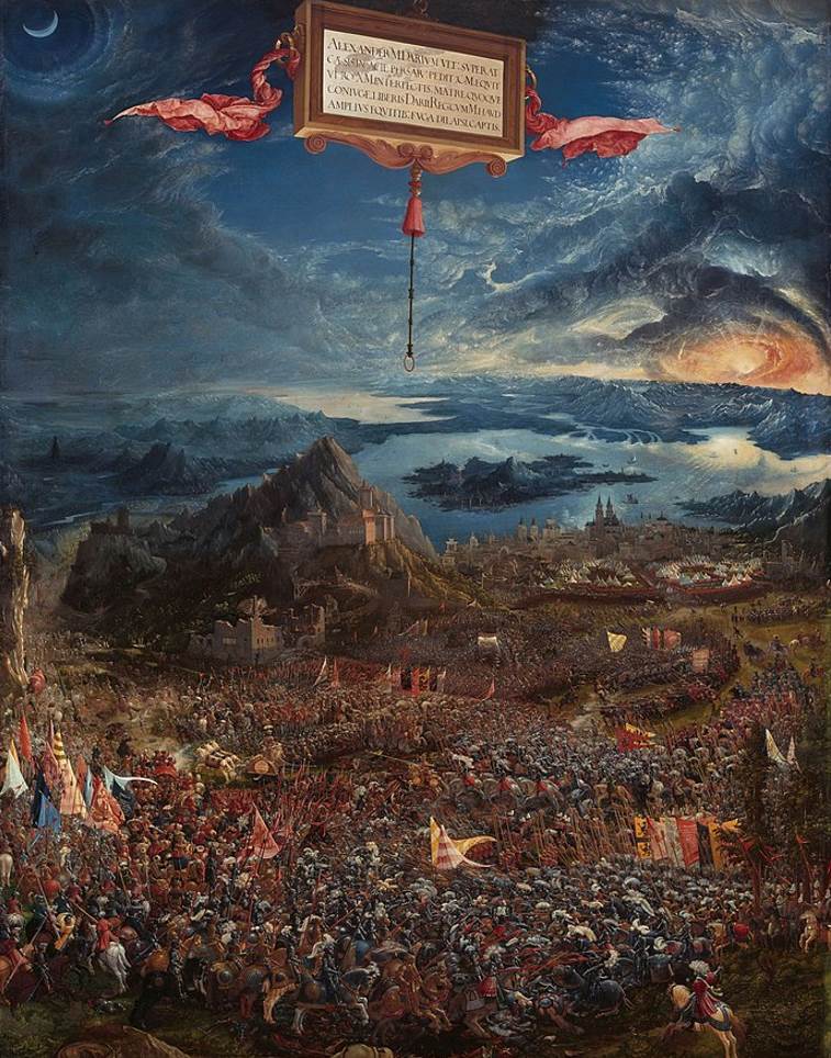 The Battle of Alexander at Issus by Albrecht Altdorfer