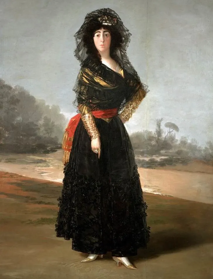 The Black Duchess by Francisco Goya
