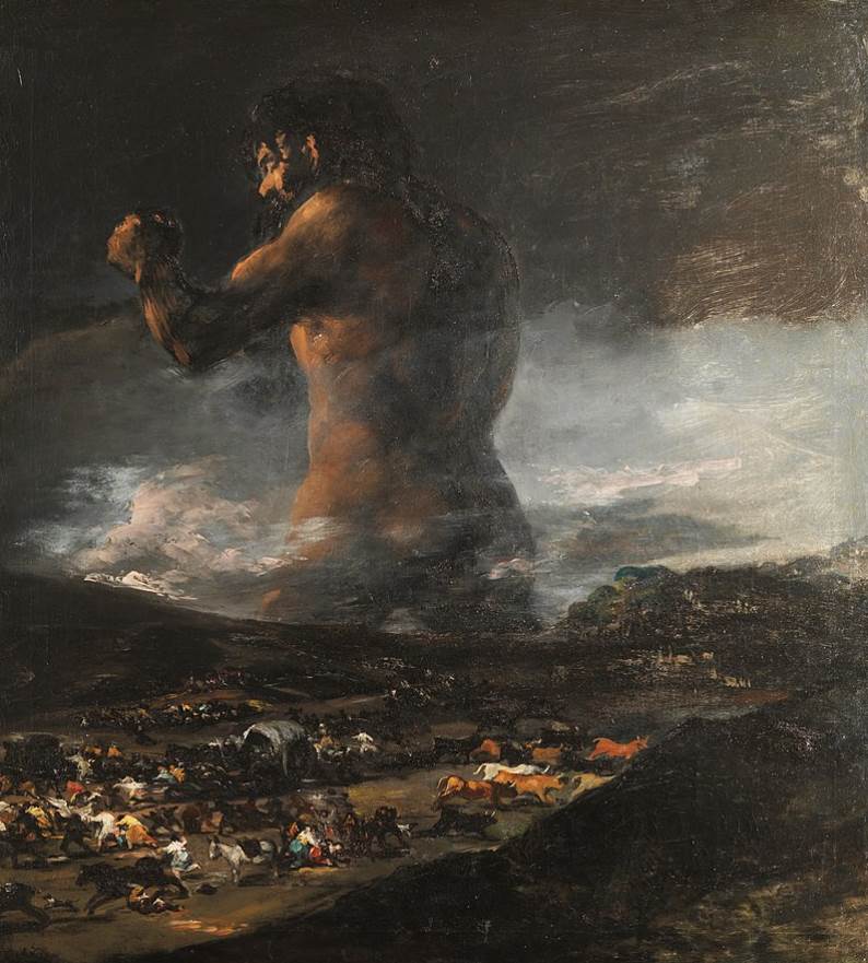 The Colossus by Francisco Goya