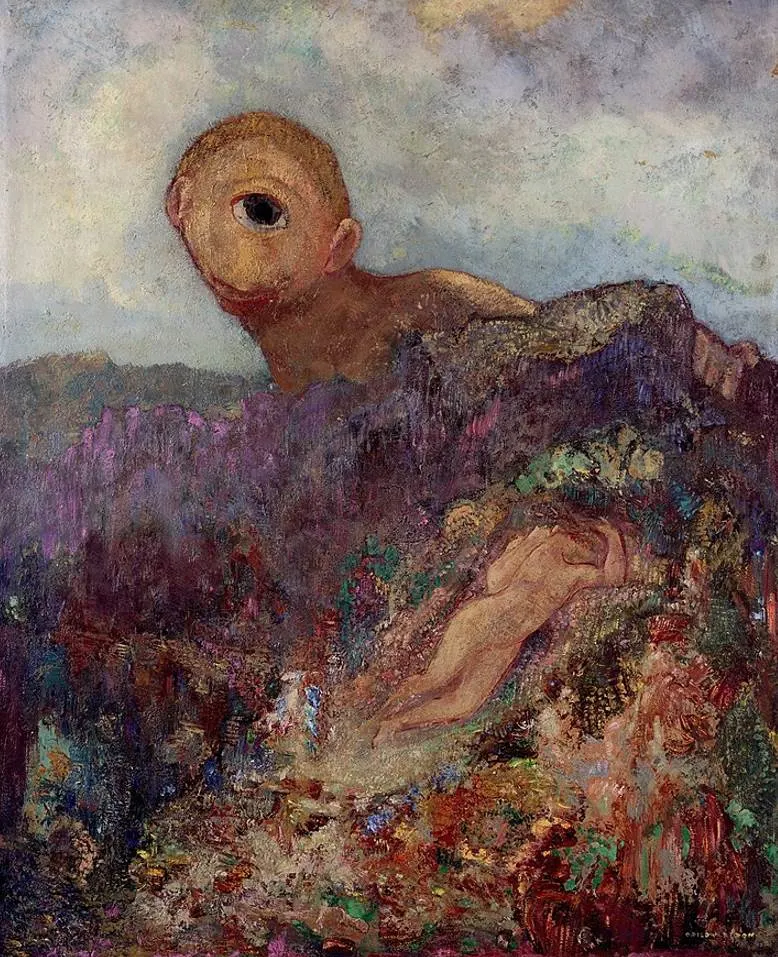 The Cyclops by Odilon Redon