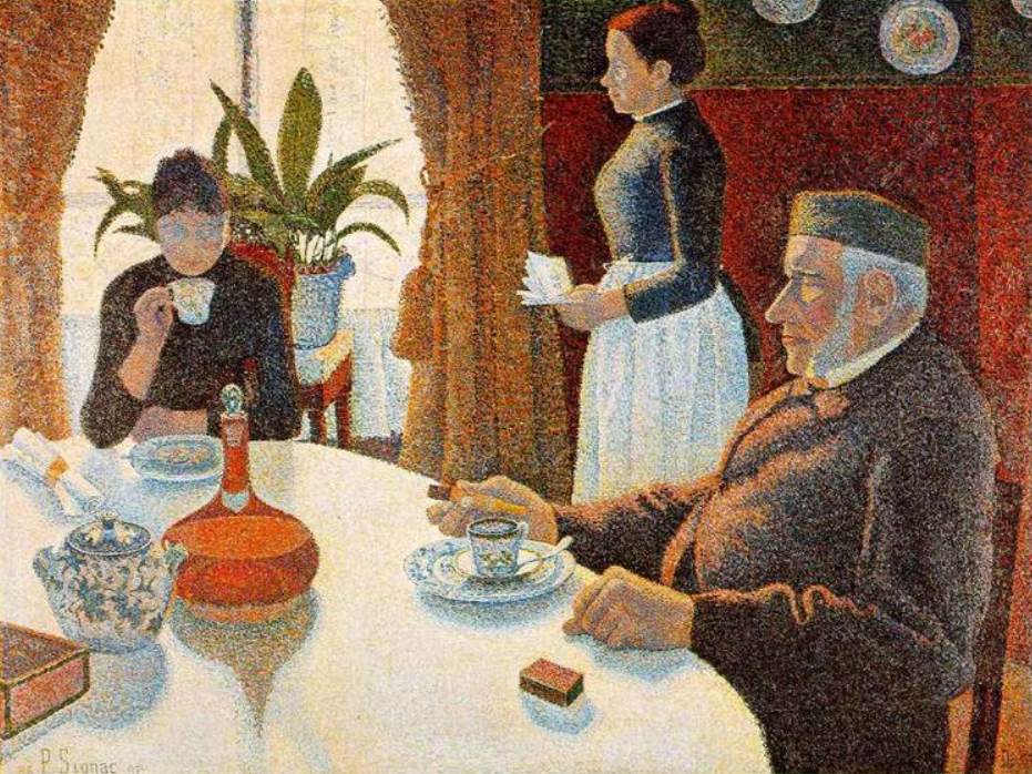 The Dining Room by Paul Signac