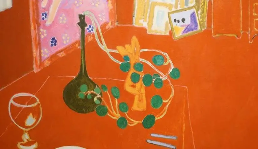 The Red Studio Matisse analysis