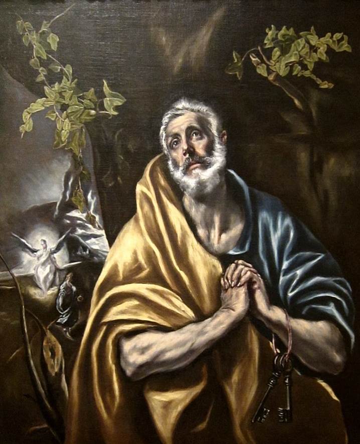 The Repentant Saint Peter by El Greco