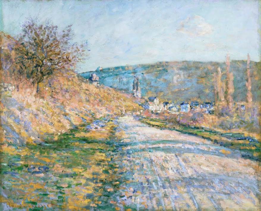 The Road to Vétheuil by Claude Monet