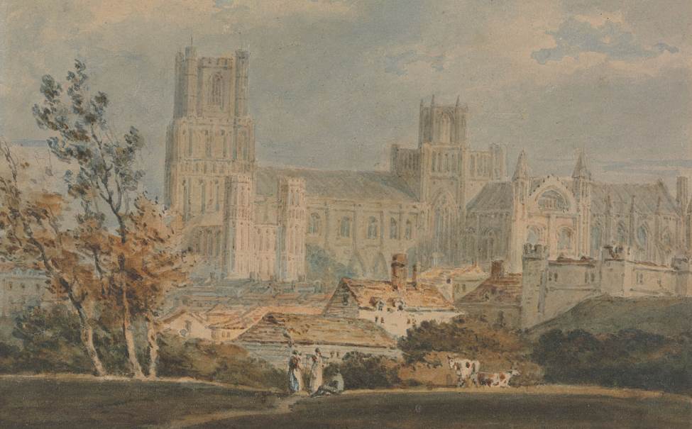 View of Ely Cathedral by JMW Turner