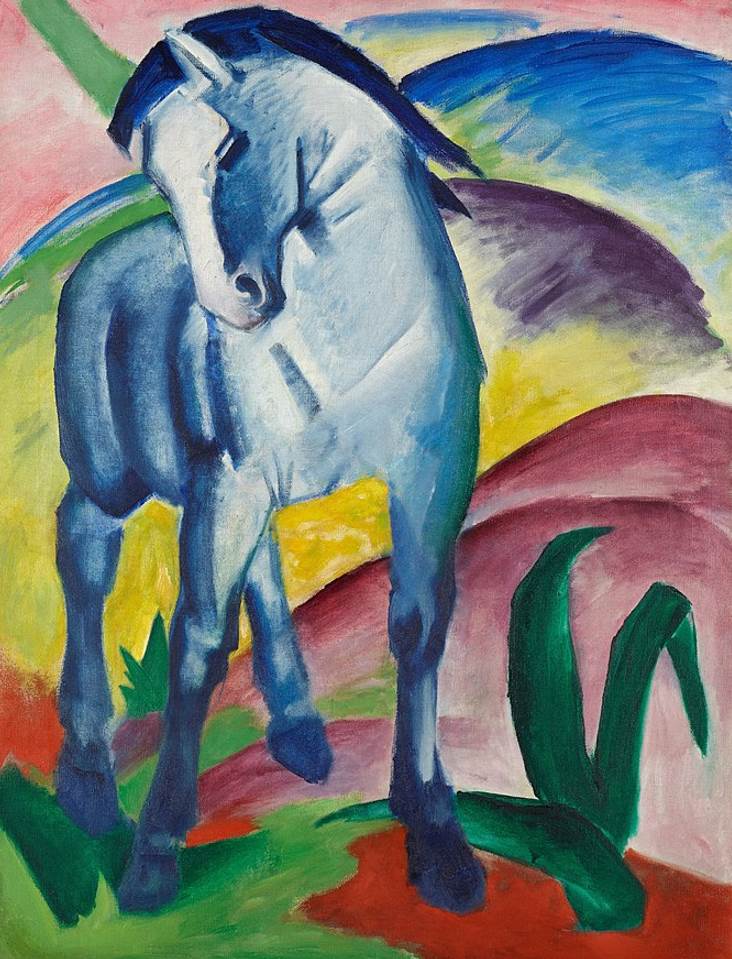 Blue Horse I by Franz Marc