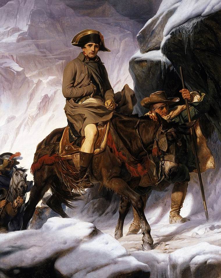 Bonaparte Crossing the Alps by Paul Delaroche