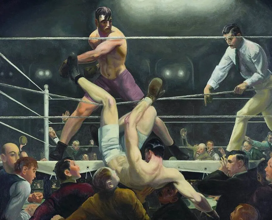 Dempsey and Firpo by George Bellows