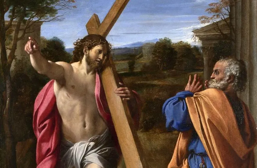 Domine Quo Vadis by Annibale Carracci