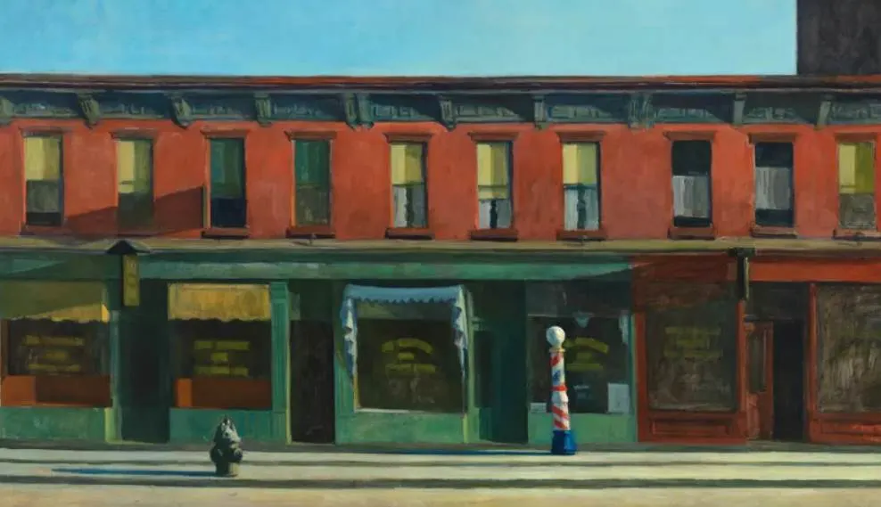 Early Sunday Morning by Edward Hopper