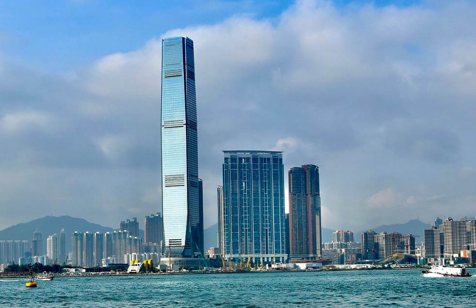 Famous Buildings in Hong Kong Internationla Commerce Center