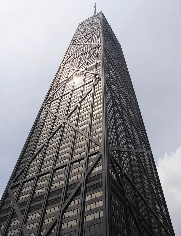 Famous High-Tech Buildings John Hancock Center in Chicago