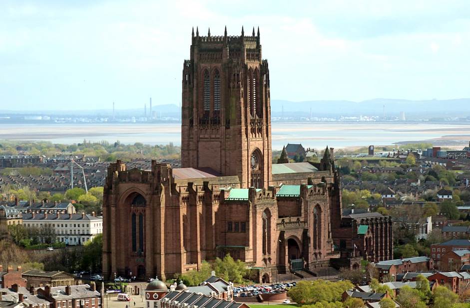 Famous buildings in Liverpool Cathedral