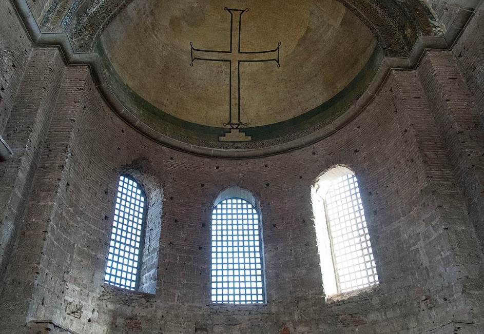 Hagia Irene Byzantine Mosaic cross