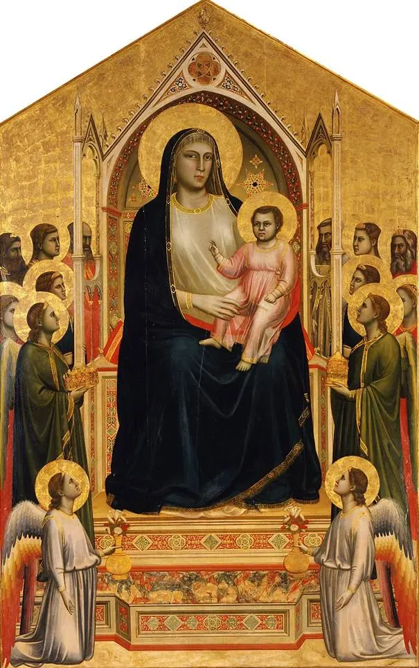 Madonna Enthroned by Giotto