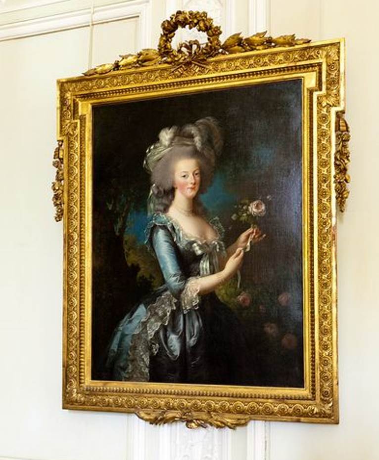 Marie Antoinette with a Rose Versailles